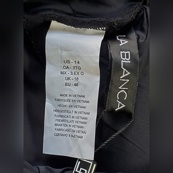 La Blanca Women's Island Goddess Shirred One Shoulder One Piece Swimsuit - Picture 5 of 5